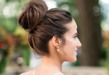 Effortless Elegance: Low Space Buns for Luxuriously Long Hair